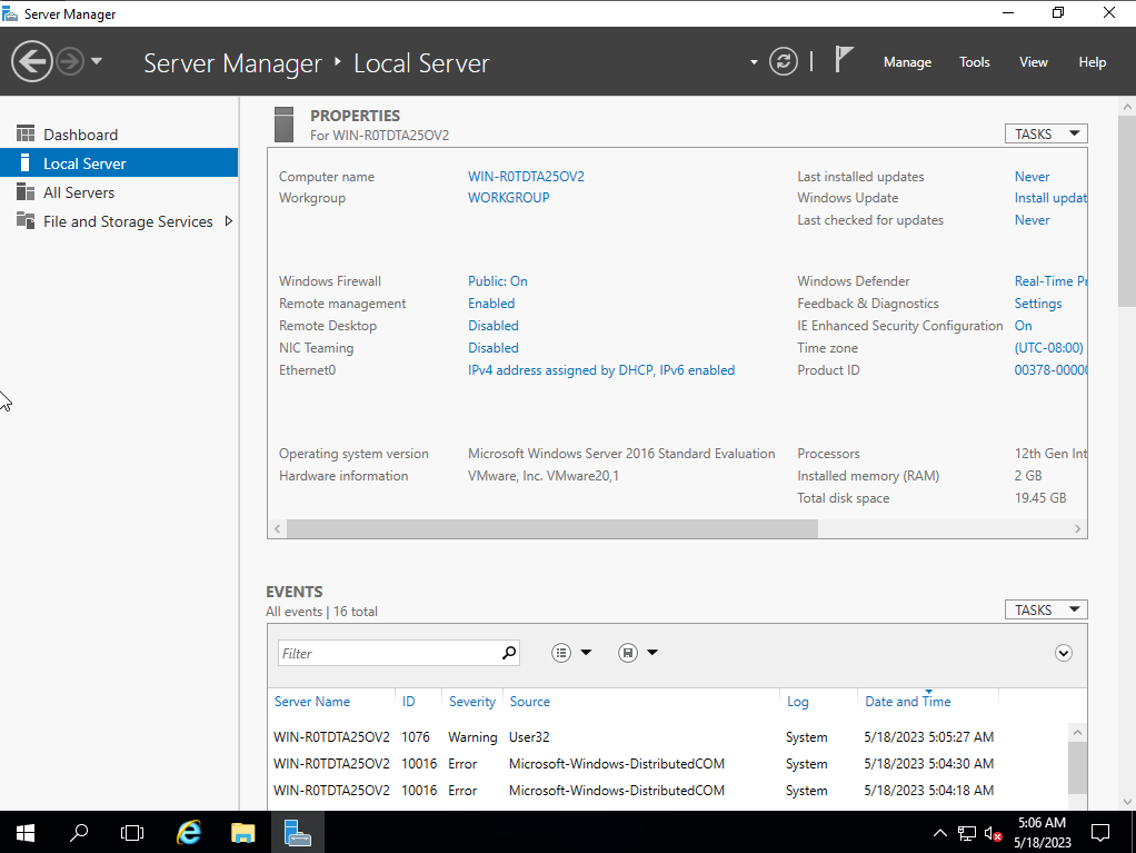 Server Manager